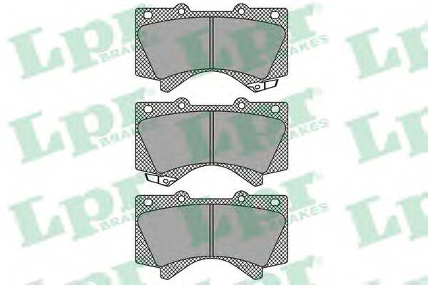 Комплект тормозных колодок, дисковый тормоз