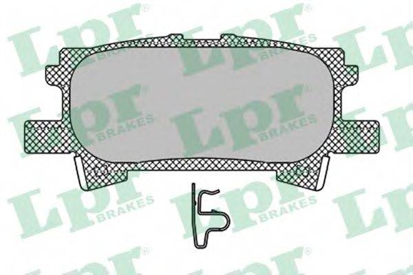 Комплект тормозных колодок, дисковый тормоз