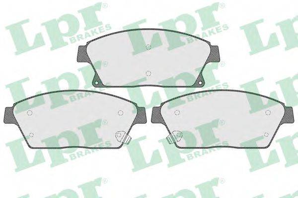 Комплект тормозных колодок, дисковый тормоз