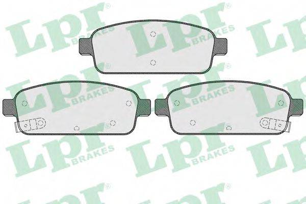 Комплект тормозных колодок, дисковый тормоз