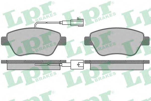Комплект тормозных колодок, дисковый тормоз