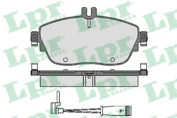 Комплект тормозных колодок, дисковый тормоз