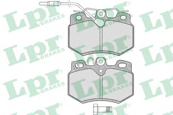 Комплект тормозных колодок, дисковый тормоз