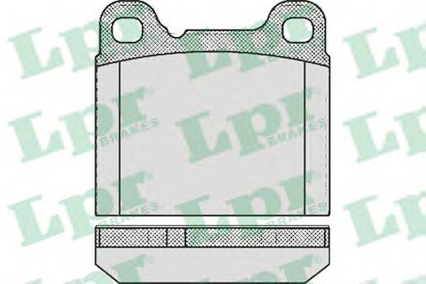 Комплект тормозных колодок, дисковый тормоз