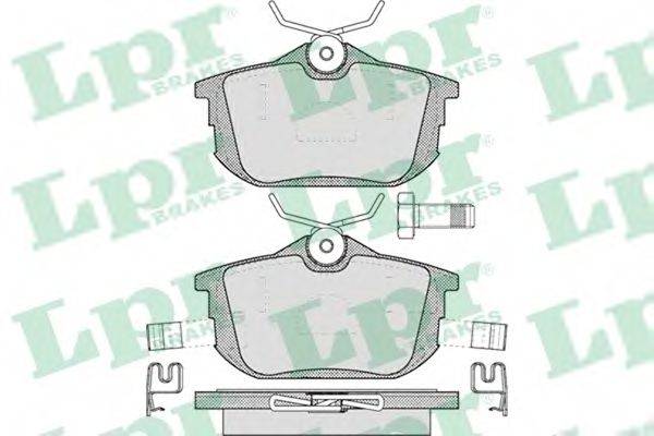 Комплект тормозных колодок, дисковый тормоз