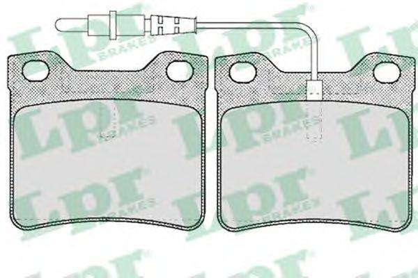 Комплект тормозных колодок, дисковый тормоз