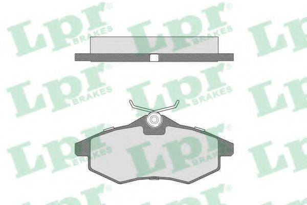 Комплект тормозных колодок, дисковый тормоз