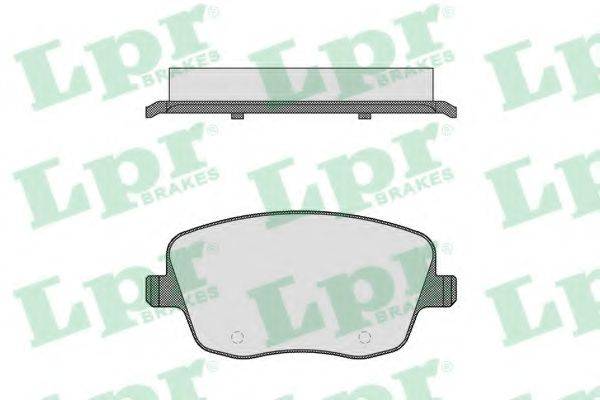 Комплект тормозных колодок, дисковый тормоз