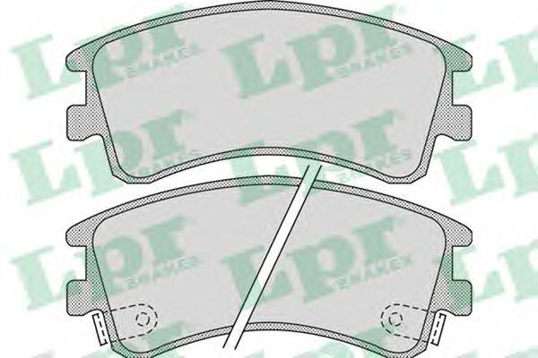 Комплект тормозных колодок, дисковый тормоз