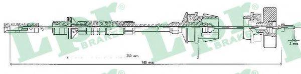 Трос, управление сцеплением