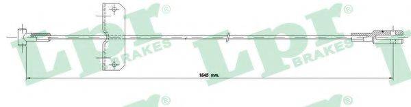 Трос, стояночная тормозная система