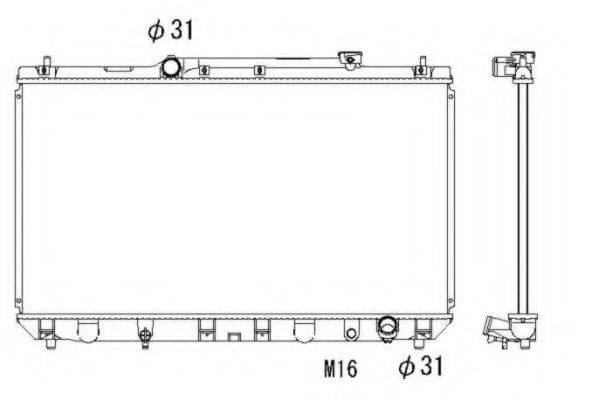 Радиатор, охлаждение двигателя