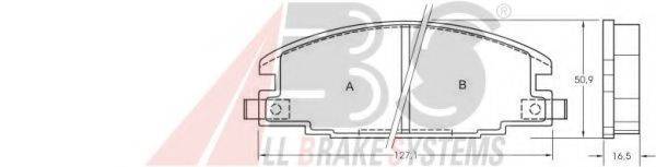 Комплект тормозных колодок, дисковый тормоз