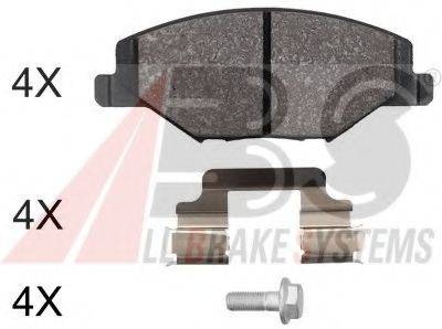 Комплект тормозных колодок, дисковый тормоз