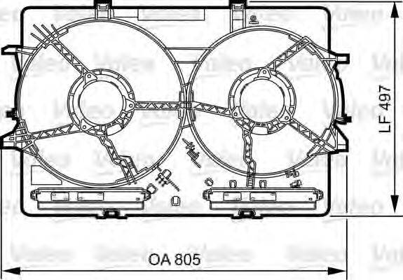 Кронштейн, вентилятор радиатора