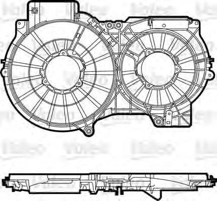 Кронштейн, вентилятор радиатора