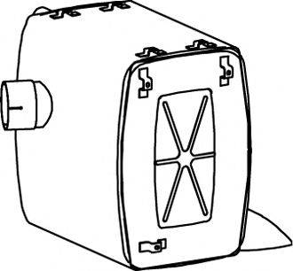 Средний / конечный глушитель ОГ