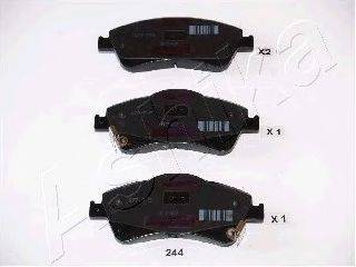 Комплект тормозных колодок, дисковый тормоз