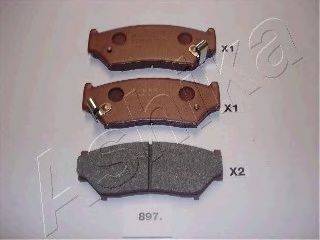 Комплект тормозных колодок, дисковый тормоз