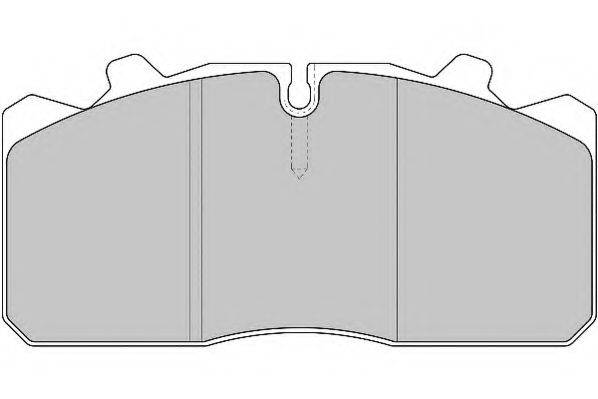 Комплект тормозных колодок, дисковый тормоз
