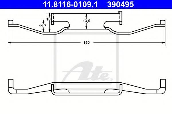 Пружина, тормозной суппорт