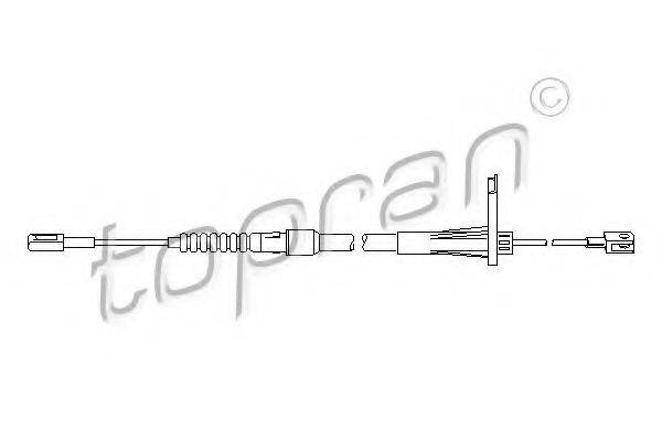 Трос, тормозной механизм рабочей тормозной системы