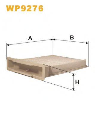 Фильтр, воздух во внутренном пространстве