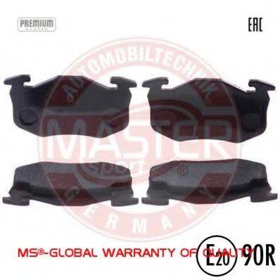 Комплект тормозных колодок, дисковый тормоз