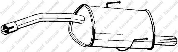 Глушитель выхлопных газов конечный