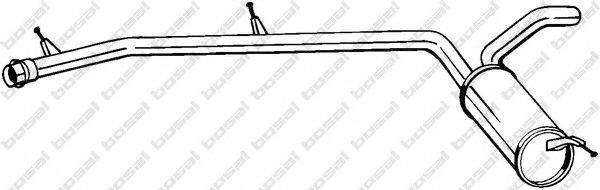 Глушитель выхлопных газов конечный