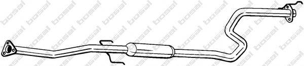 Средний глушитель выхлопных газов
