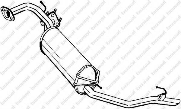Глушитель выхлопных газов конечный