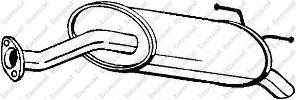 Глушитель выхлопных газов конечный