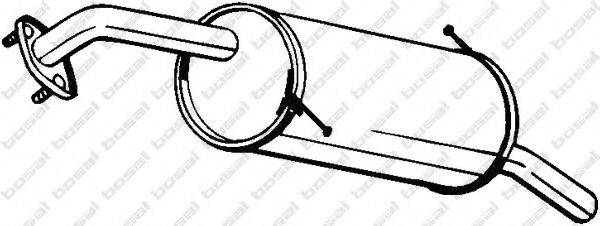 Глушитель выхлопных газов конечный