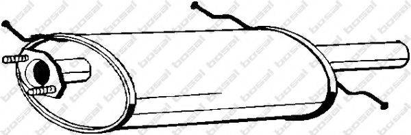 Глушитель выхлопных газов конечный