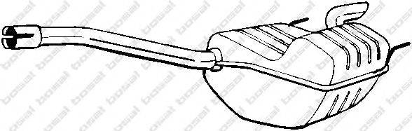 Глушитель выхлопных газов конечный