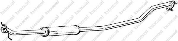 Средний глушитель выхлопных газов