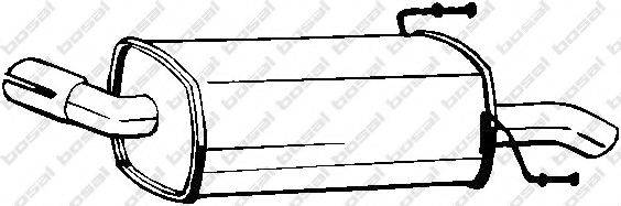 Глушитель выхлопных газов конечный