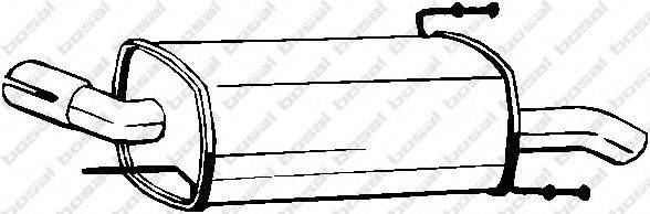 Глушитель выхлопных газов конечный