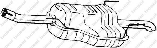 Глушитель выхлопных газов конечный