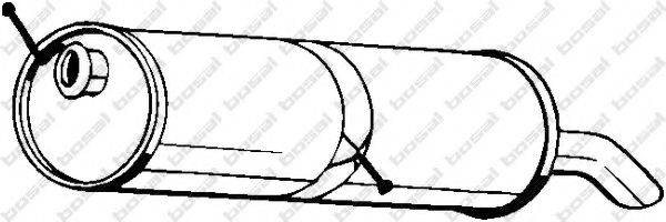 Глушитель выхлопных газов конечный