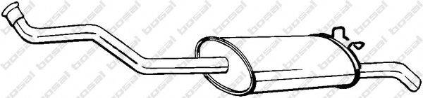 Глушитель выхлопных газов конечный