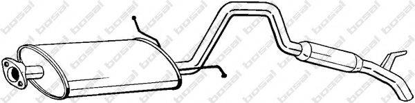 Глушитель выхлопных газов конечный