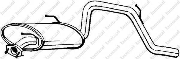 Глушитель выхлопных газов конечный