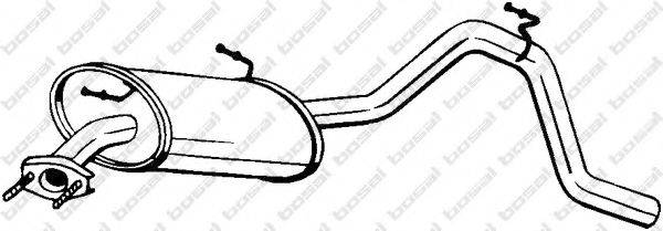 Глушитель выхлопных газов конечный