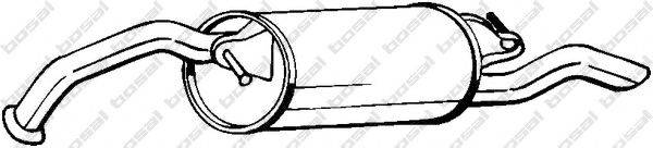 Глушитель выхлопных газов конечный