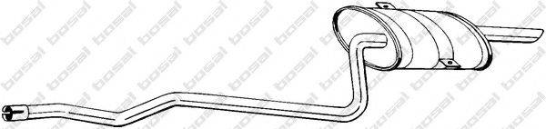 Глушитель выхлопных газов конечный