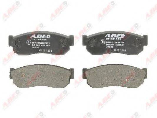 Комплект тормозных колодок, дисковый тормоз