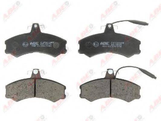 Комплект тормозных колодок, дисковый тормоз