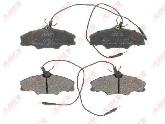 Комплект тормозных колодок, дисковый тормоз